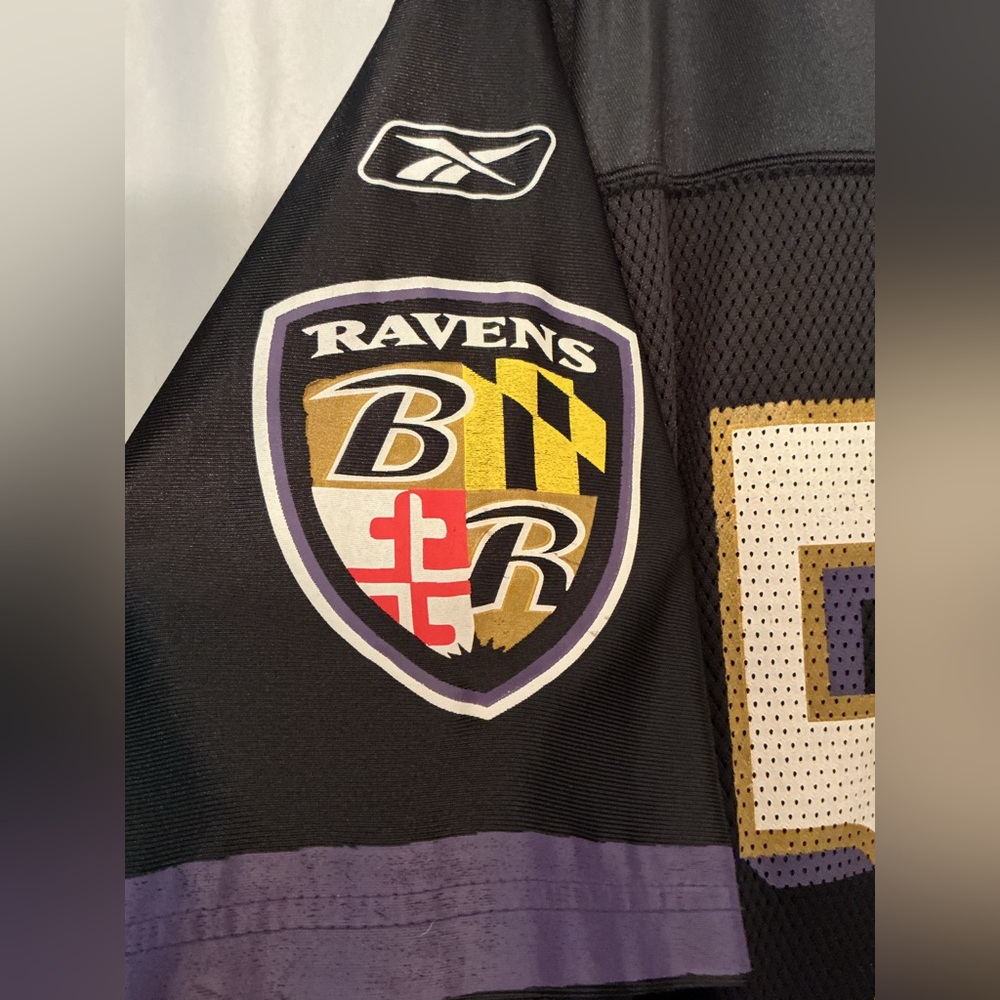 Rare Vintage NFL Baltimore Ravens Replica Football Jersey - Black & Purple 2000 - Picture 4 of 7